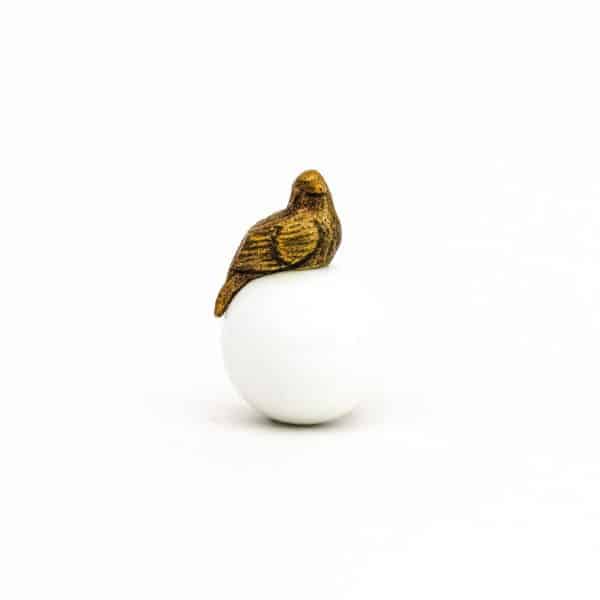 DSC 2628 antique iron perched bird knob antique iron perched bird knob