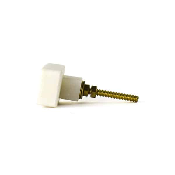 rectangle white marble knob 7