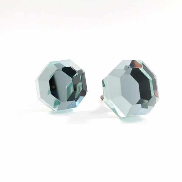 mirrored glass knob 1 1