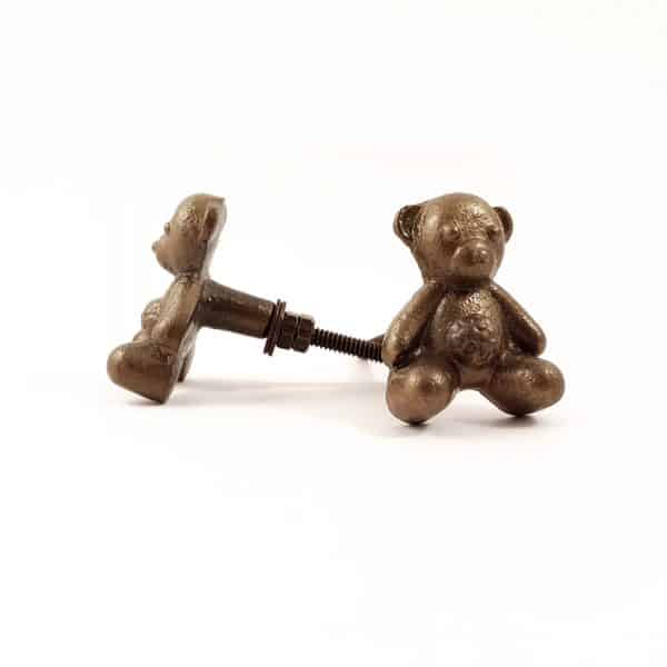 Gold iron teddy knob 2