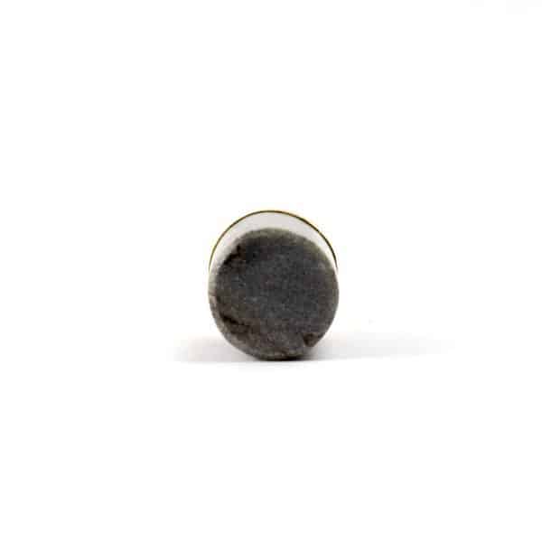 Grey Marble and Brass Cylinder Pul P 000016 9