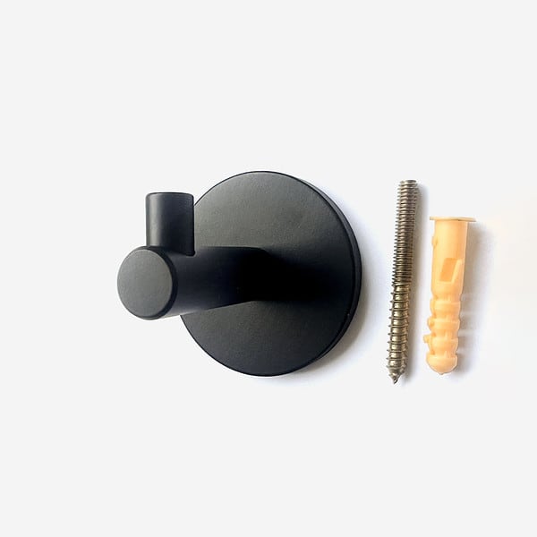 Izki Matte Black Wall Hook 1