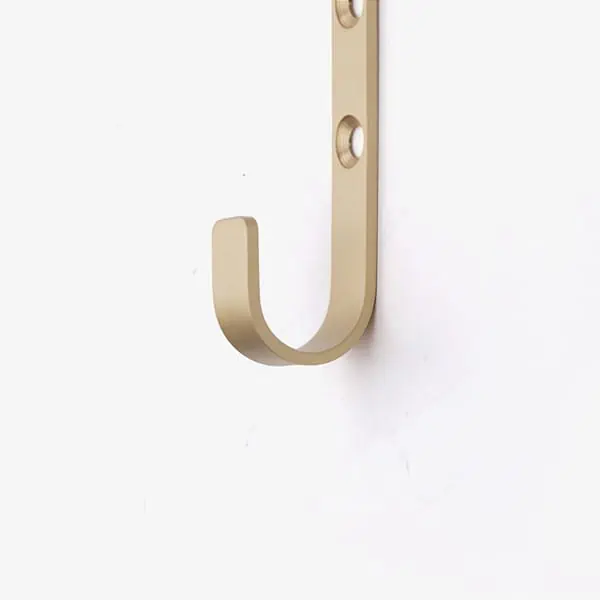 brushed brass wall hook 2 1