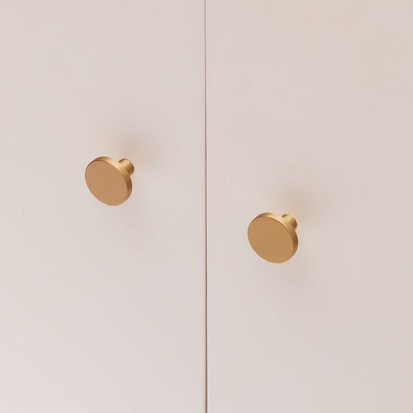 Brushed Brass Knob 7