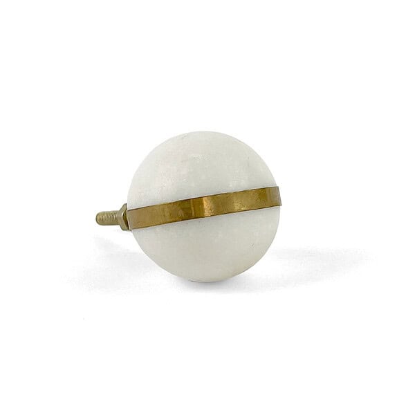 white marble banded ball 14